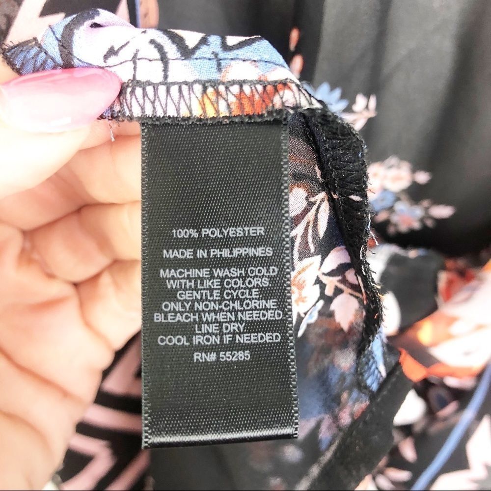 Boho Multiple Pattern Sheer Kimono - image 5